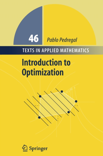 Book Cover for Introduction to Optimization by Pablo Pedregal