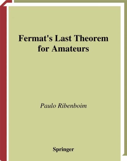 Book Cover for Fermat's Last Theorem for Amateurs by Ribenboim, Paulo