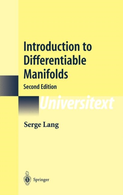 Book Cover for Introduction to Differentiable Manifolds by Serge Lang