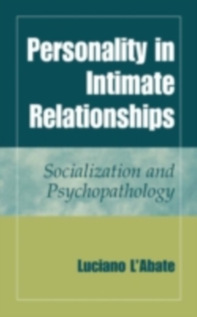 Book Cover for Personality in Intimate Relationships by Luciano L'Abate