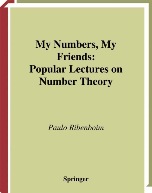 Book Cover for My Numbers, My Friends by Ribenboim, Paulo