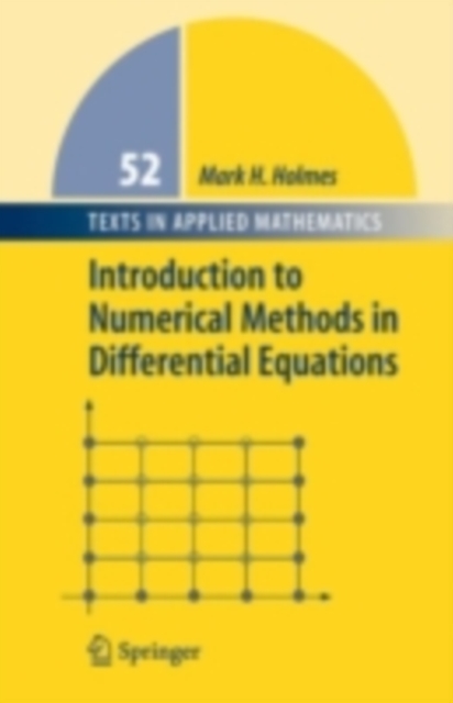 Book Cover for Introduction to Numerical Methods in Differential Equations by Mark H. Holmes