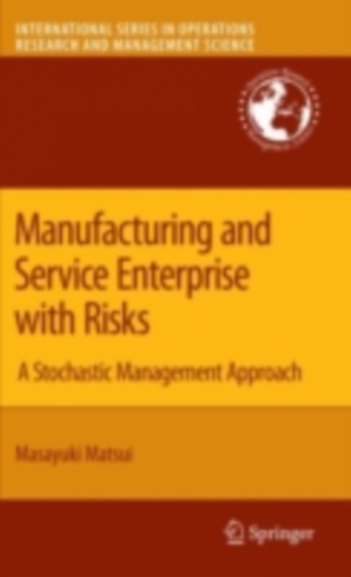 Book Cover for Manufacturing and Service Enterprise with Risks by Matsui, Masayuki