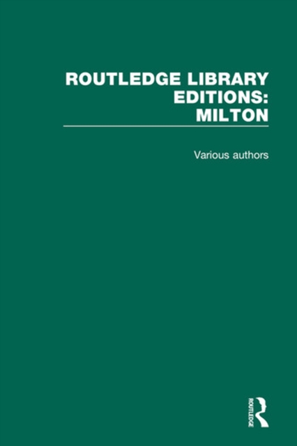 Book Cover for Routledge Library Editions: Milton by Various