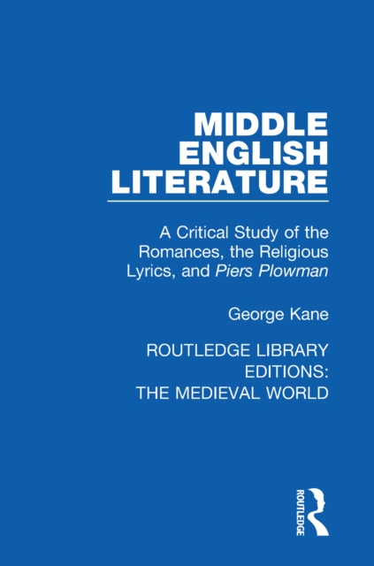 Book Cover for Middle English Literature by Kane, George