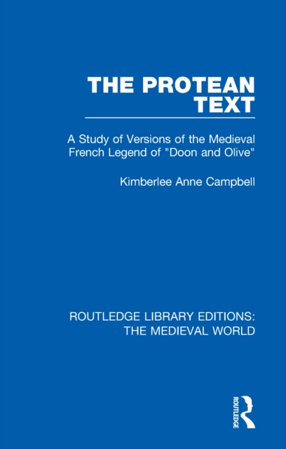 Book Cover for Protean Text by Campbell, Kimberlee Anne