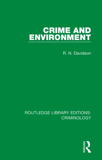 Book Cover for Routledge Library Editions: Criminology by Various Authors