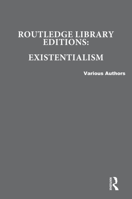 Book Cover for Routledge Library Editions: Existentialism by Various