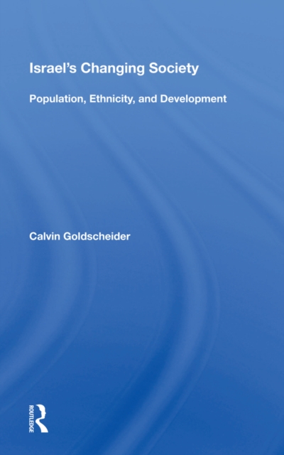 Book Cover for Israel's Changing Society by Goldscheider, Calvin
