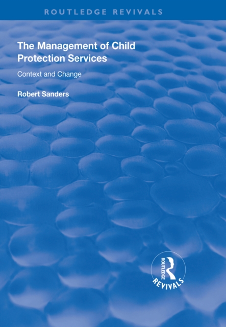 Book Cover for Management of Child Protection Services by Robert Sanders