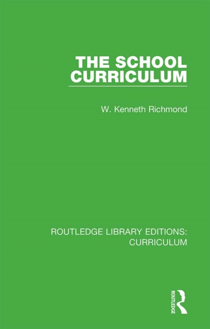 Book Cover for School Curriculum by Richmond, W. Kenneth