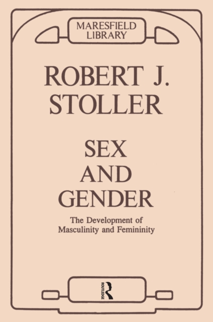 Book Cover for Sex and Gender by Robert J. Stoller