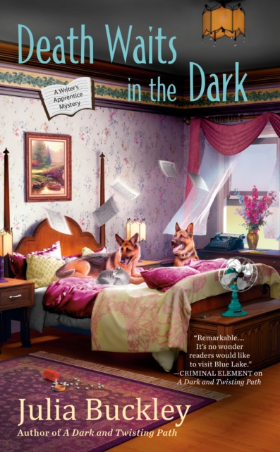Book Cover for Death Waits in the Dark by Julia Buckley