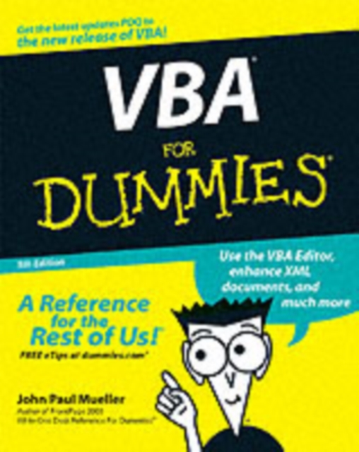 Book Cover for VBA For Dummies by John Paul Mueller