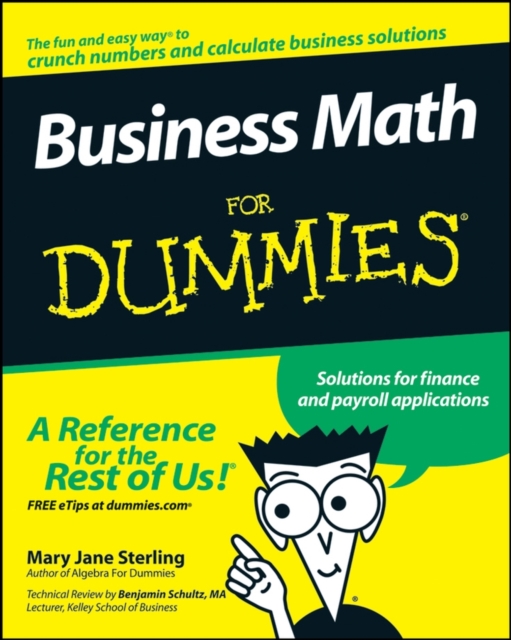 Book Cover for Business Math For Dummies by Mary Jane Sterling