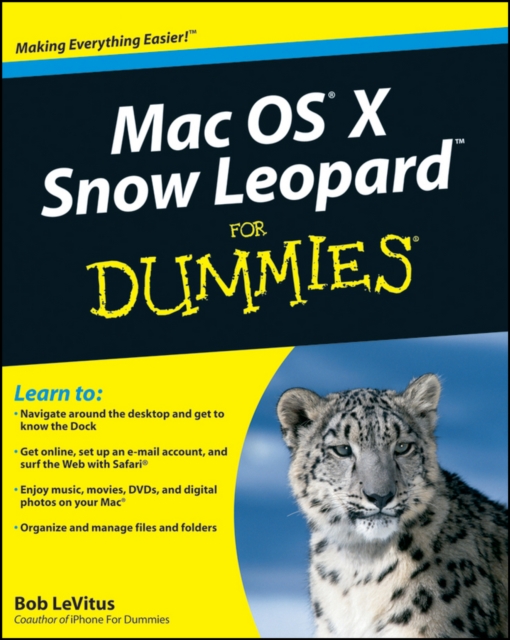 Book Cover for Mac OS X Snow Leopard For Dummies by LeVitus, Bob