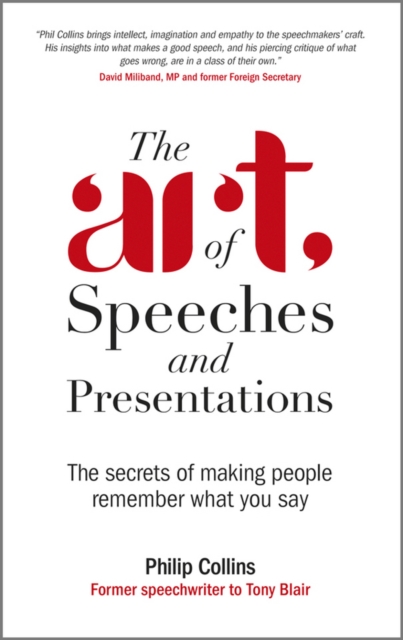 Book Cover for Art of Speeches and Presentations by Philip Collins