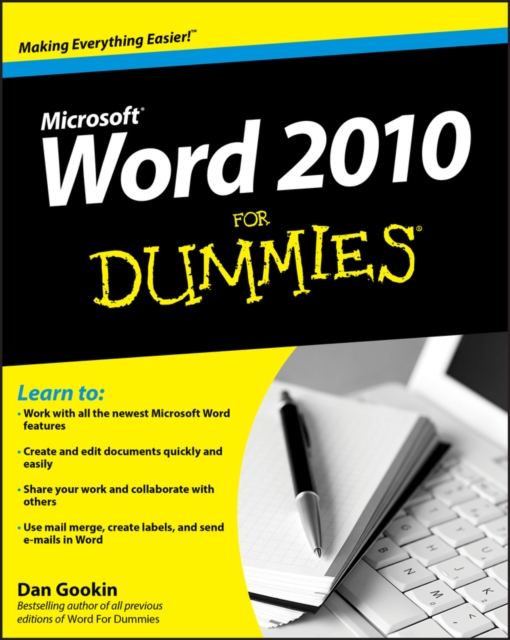 Book Cover for Word 2010 For Dummies by Dan Gookin