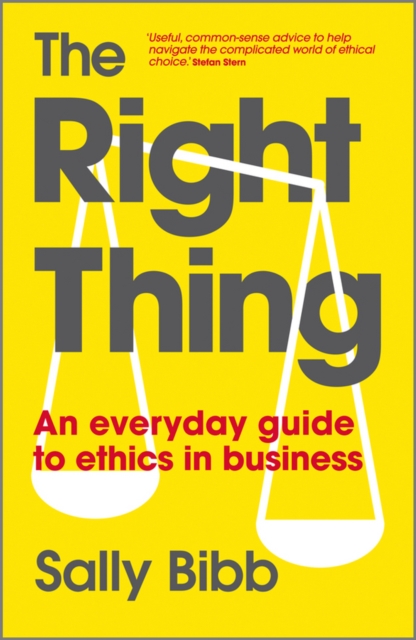 Book Cover for Right Thing by Sally Bibb