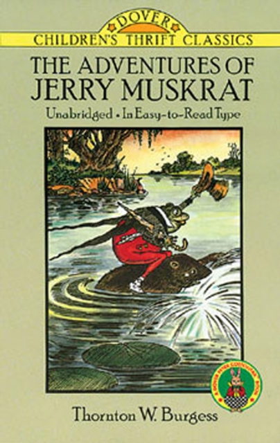 Book Cover for Adventures of Jerry Muskrat by Thornton W. Burgess