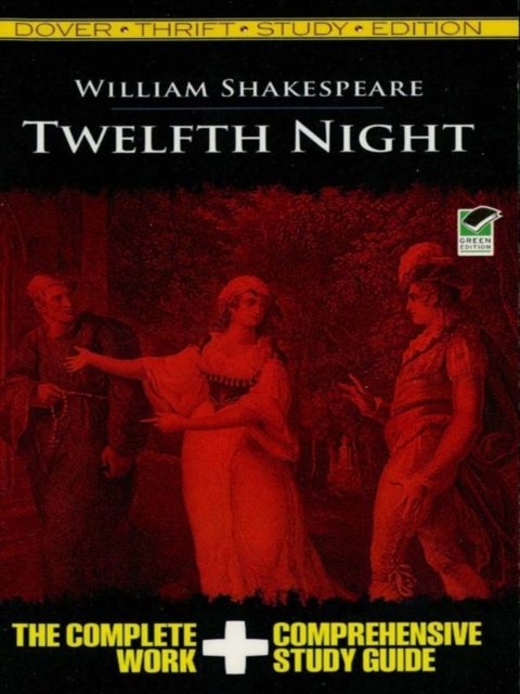 Book Cover for Twelfth Night Thrift Study Edition by William Shakespeare