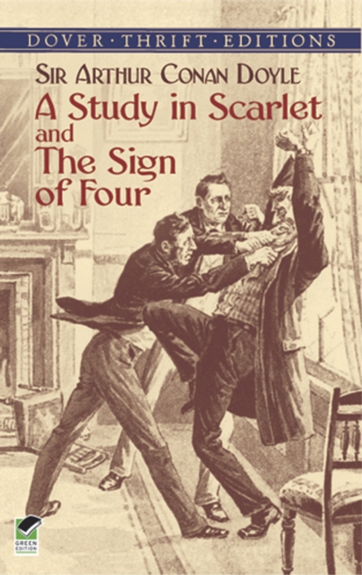 Book Cover for Study in Scarlet and The Sign of Four by Sir Arthur Conan Doyle
