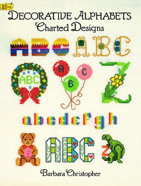 Book Cover for Decorative Alphabets Charted Designs by Barbara Christopher