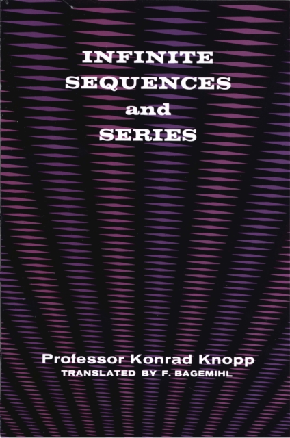 Book Cover for Infinite Sequences and Series by Konrad Knopp