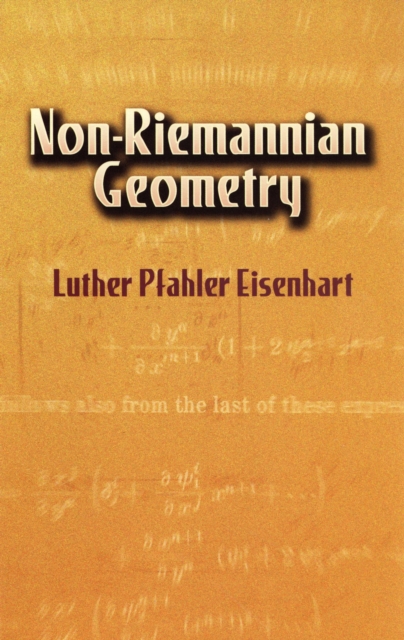 Book Cover for Non-Riemannian Geometry by Luther Pfahler Eisenhart