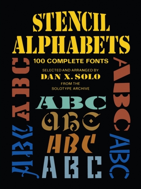 Book Cover for Stencil Alphabets by Dan X. Solo