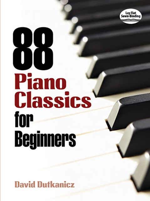 Book Cover for 88 Piano Classics for Beginners by Dutkanicz, David