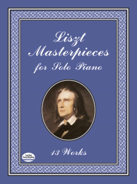 Book Cover for Liszt Masterpieces for Solo Piano by Franz Liszt