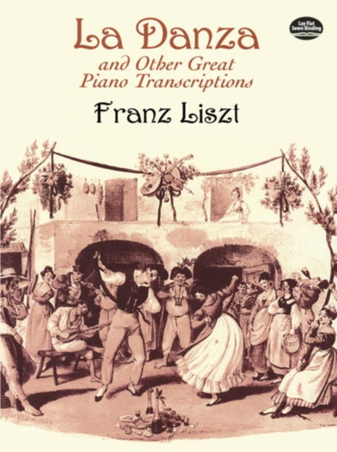 Book Cover for Danza and Other Great Piano Transcriptions by Franz Liszt