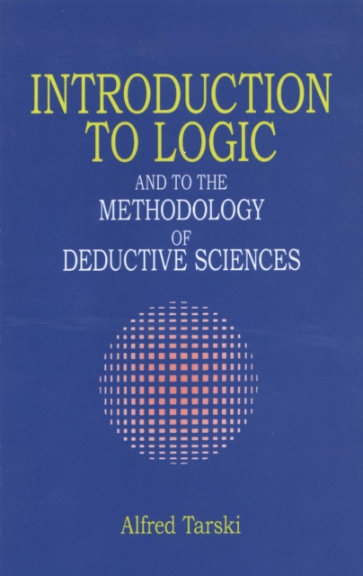 Book Cover for Introduction to Logic by Alfred Tarski