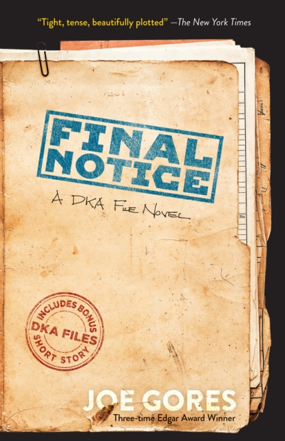 Book Cover for Final Notice by Joe Gores