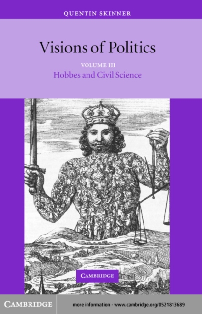 Book Cover for Visions of Politics: Volume 3, Hobbes and Civil Science by Quentin Skinner