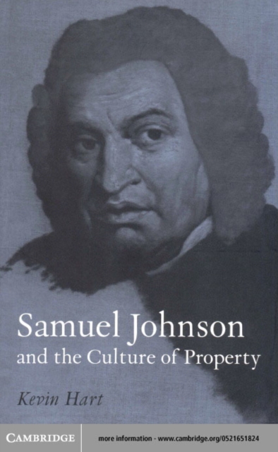 Book Cover for Samuel Johnson and the Culture of Property by Kevin Hart