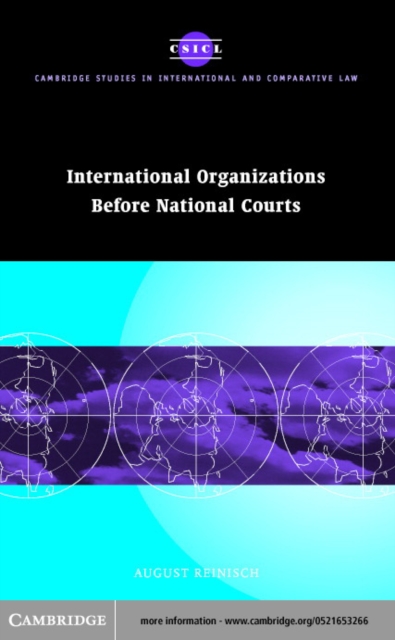 Book Cover for International Organizations before National Courts by August Reinisch