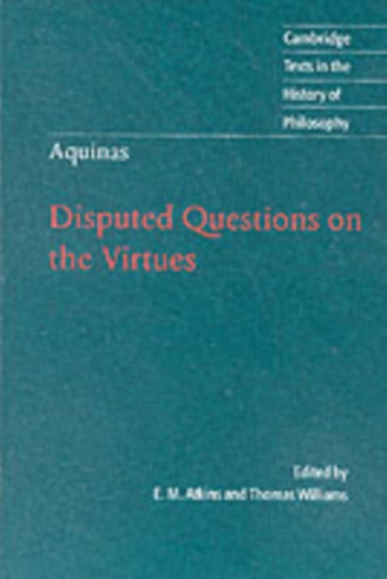 Book Cover for Thomas Aquinas: Disputed Questions on the Virtues by Thomas Aquinas