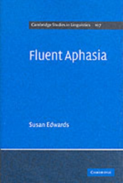 Book Cover for Fluent Aphasia by Susan Edwards