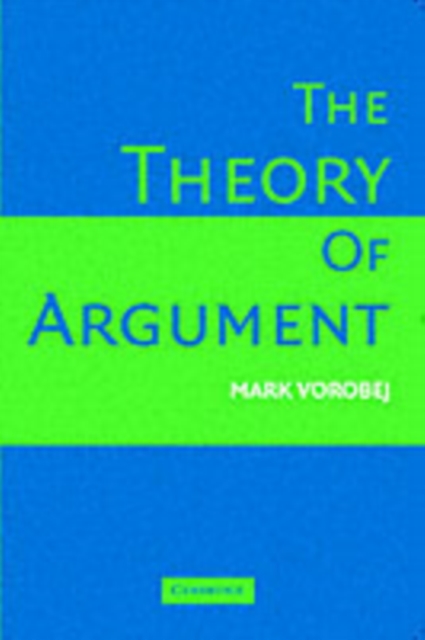 Book Cover for Theory of Argument by Vorobej, Mark