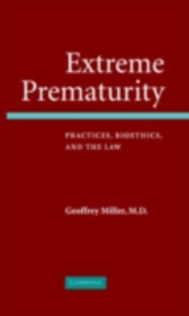 Book Cover for Extreme Prematurity by Geoffrey Miller