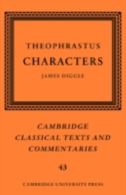 Book Cover for Theophrastus: Characters by Theophrastus