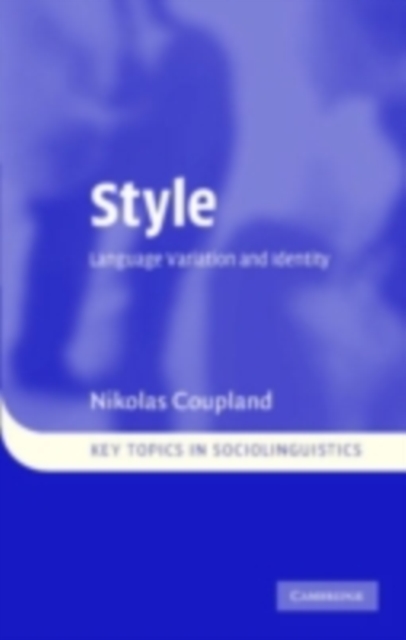 Book Cover for Style by Nikolas Coupland