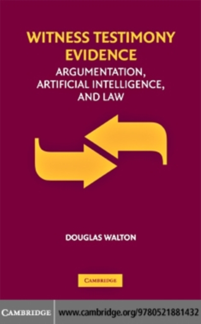 Book Cover for Witness Testimony Evidence by Douglas Walton