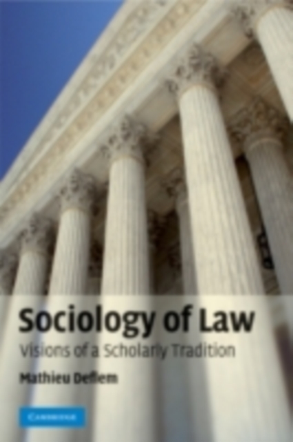 Book Cover for Sociology of Law by Mathieu Deflem