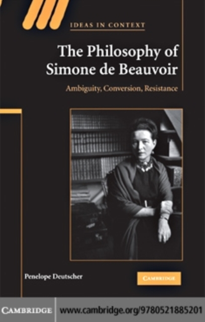 Book Cover for Philosophy of Simone de Beauvoir by Penelope Deutscher