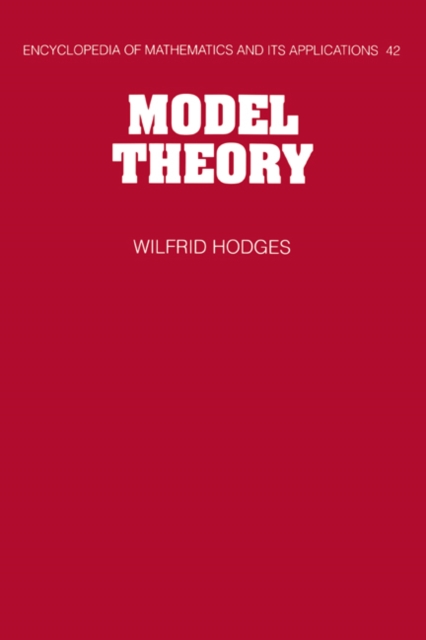 Book Cover for Model Theory by Wilfrid Hodges