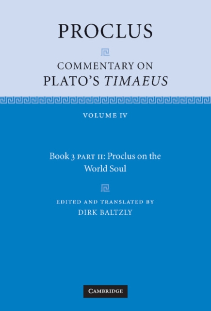 Book Cover for Proclus: Commentary on Plato's Timaeus, Part 2, Proclus on the World Soul by Proclus