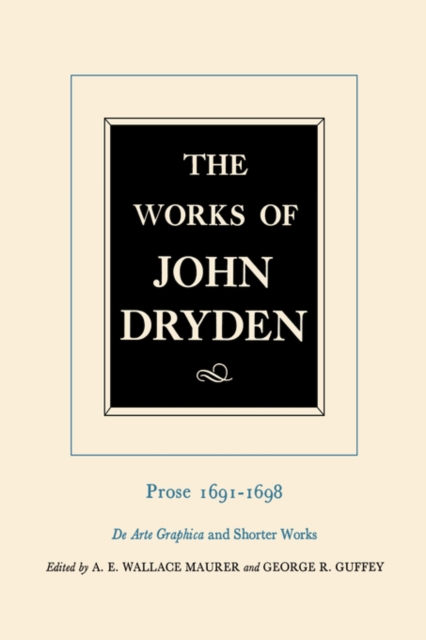 Book Cover for Works of John Dryden, Volume XX by John Dryden